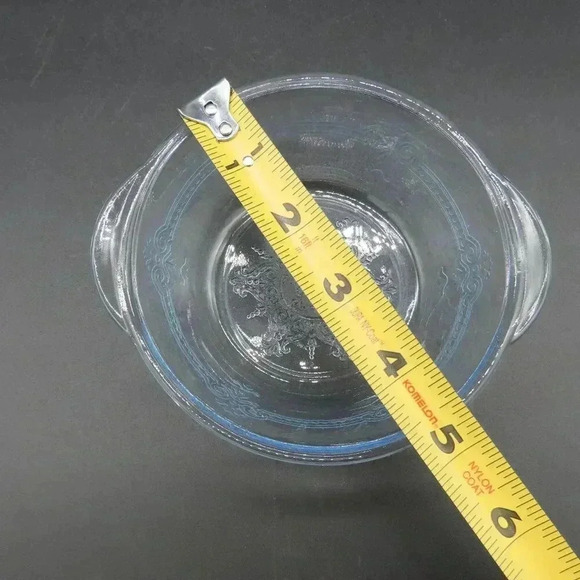 Vintage Fire King Sapphire Blue Philibe Dishware Set of 3 - Picture 6 of 7